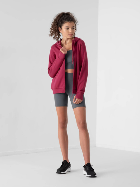 Bluza damska z kapturem rozpinana 4F NOSH4-BLD353-53S