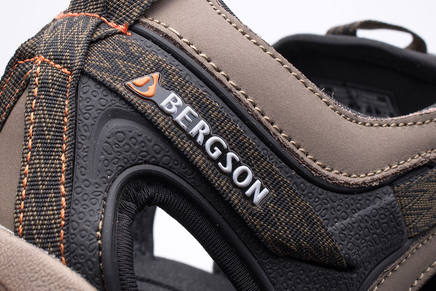 Sandały męskie trekkingowe BERGSON SOBAT Hiking BRG00128 khaki