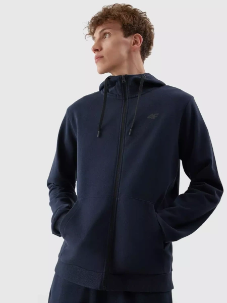 Bluza męska z kapturem rozpinana 4F 4FAW23TSWSM695-30S 
