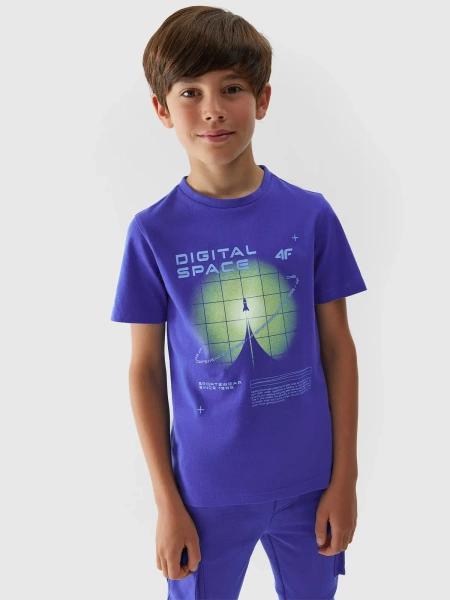 Koszulka dziecięca 4F 4FJAW23TTSHM0798-36S 