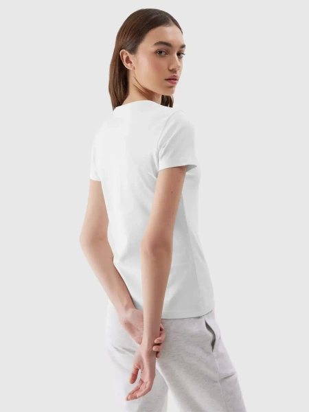 Koszulka damska 4F 4FWSS24TTSHF1163-10S 