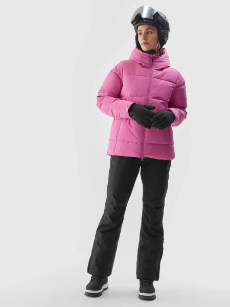 Kurtka damska zimowa puchowa narciarska 4F 4FWAW24TTJAF573-55S