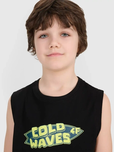 Koszulka dziecięca 4F 4FJWSS25TSLEM164-20S