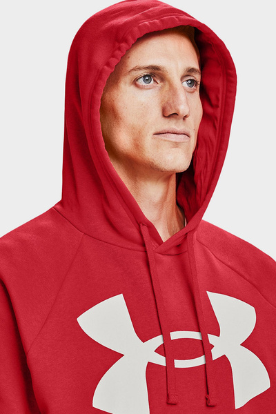 Bluza męska z kapturem Under Armour RIVAL FLEECE 1357093-608