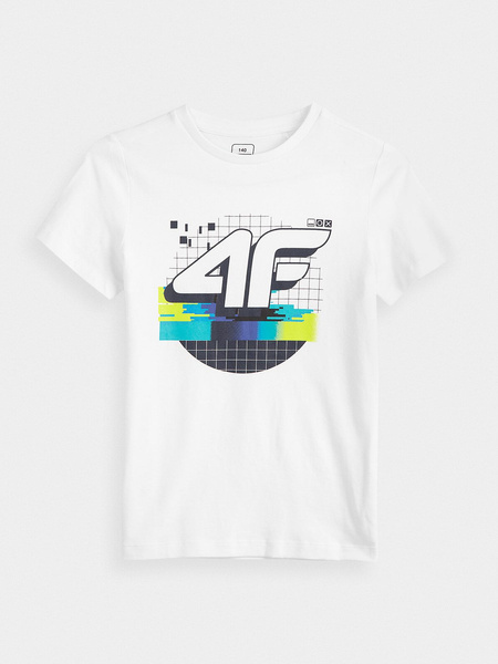 Koszulka dziecięca 4F HJZ21-JTSM003-10S