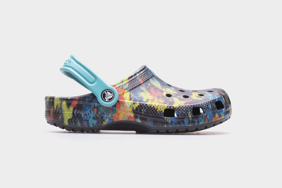 Chodaki Crocs TIE DYE GRAPHIC KIDS 206995-4SW