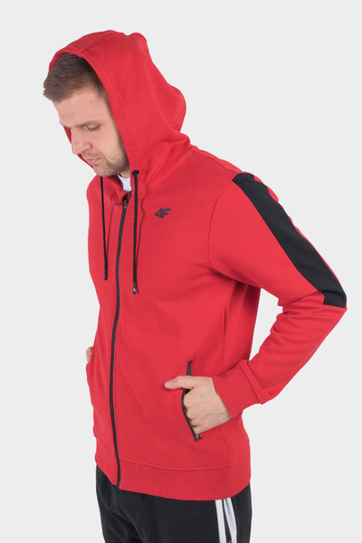 Bluza męska z kapturem rozpinana 4F H4L20-BLM003-62S