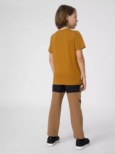 Spodnie dziecięce trekkingowe 4F 4FJSS23TFTRM098-81S