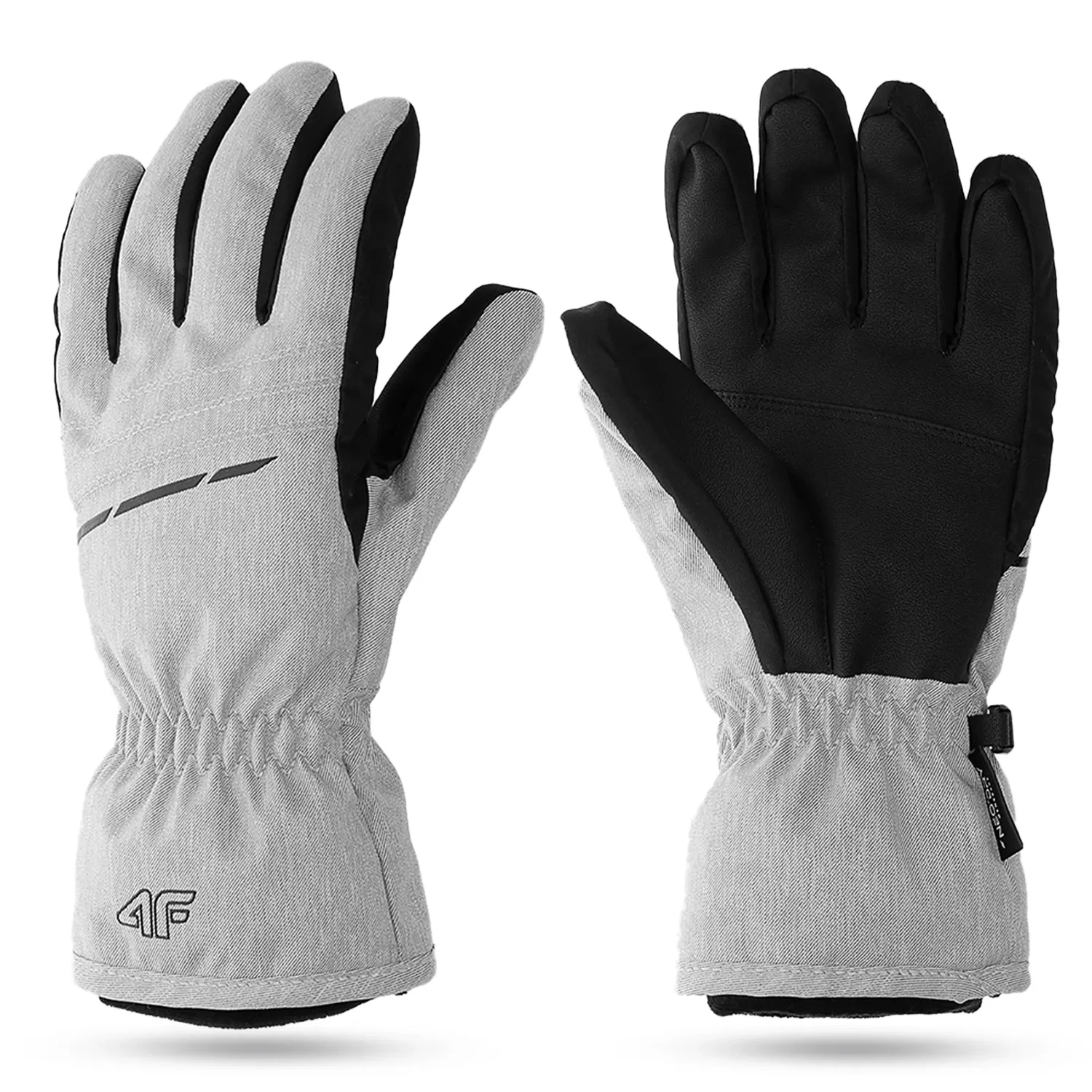 Rękawiczki zimowe damskie narciarskie 4F H4Z22-RED002-27M