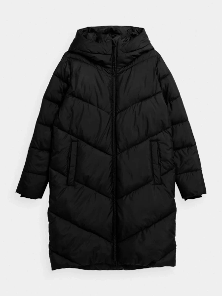 Kurtka damska zimowa puchowa długa 4F 4FAW23TDJAF235-20S 