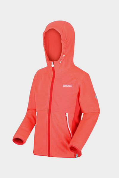 Bluza dziecięca z kapturem rozpinana polarowa REGATTA JENNING RKA297-5WS