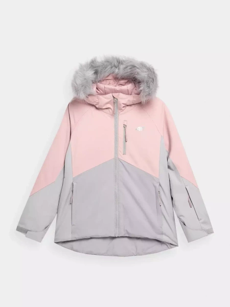Kurtka dziecięca zimowa narciarska 4F HJZ22-JKUDN003-27S