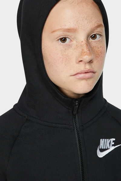 Bluza dziecięca z kapturem rozpinana NIKE NSW BV2712-010
