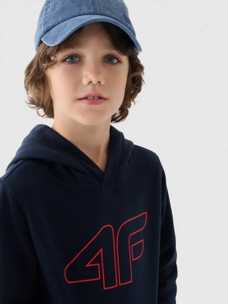 Bluza dziecięca z kapturem 4F 4FJWMM00TSWSM1292-31S