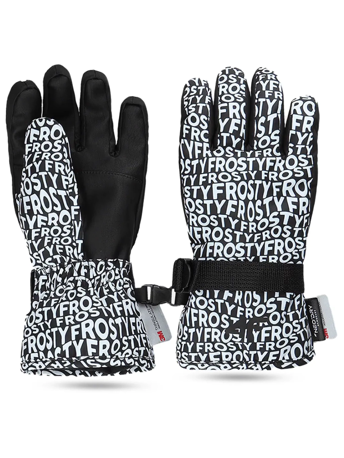 Rękawiczki zimowe dziecięce narciarskie 4F 4FJWAW24AFGLF127-91A