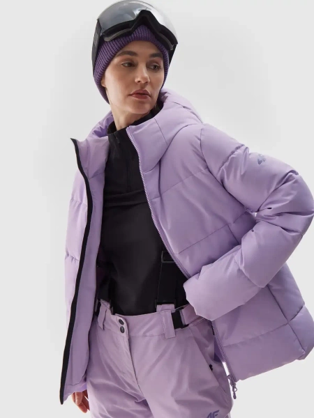 Kurtka damska zimowa puchowa narciarska 4F 4FWAW24TTJAF573-52S
