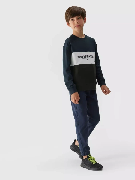 Spodnie dresowe dziecięce 4F 4FJAW23TTROM412-31S 