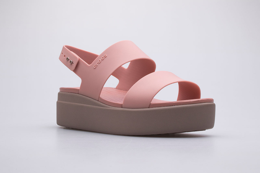 Sandały damskie Crocs Brooklyn Low Wedge 206453-6RT
