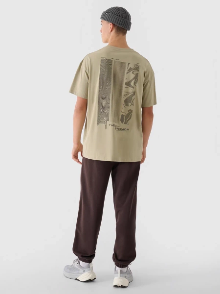 Spodnie dresowe męskie 4F 4FWAW24TTROM0824-80S