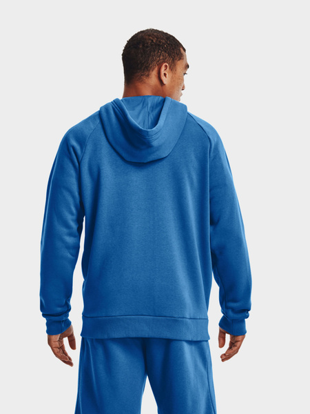 Bluza męska z kapturem rozpinana Under Armour Rival Fleece 1370344-474