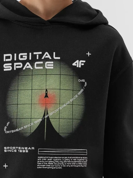 Bluza dziecięca z kapturem 4F 4FJAW23TSWSM632-20S 
