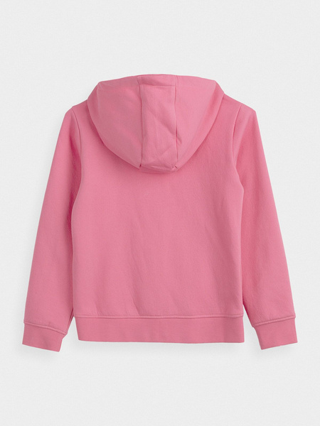 Bluza dziecięca z kapturem rozpinana 4F HJZ21-JBLD002-54S