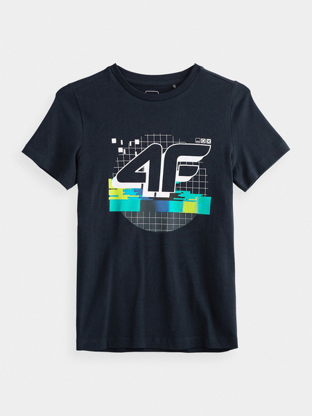 Koszulka dziecięca 4F HJZ21-JTSM003B-31S