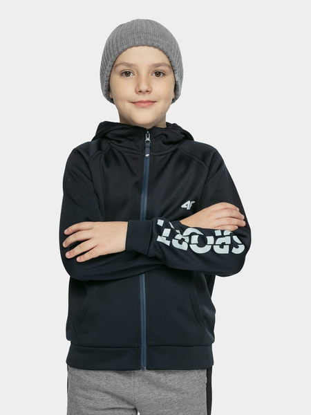Bluza dziecięca z kapturem rozpinana HJZ21-JPLM001A-31S