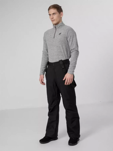 Bluza męska z kapturem rozpinana polarowa 4F H4Z22-BIMP010-27M