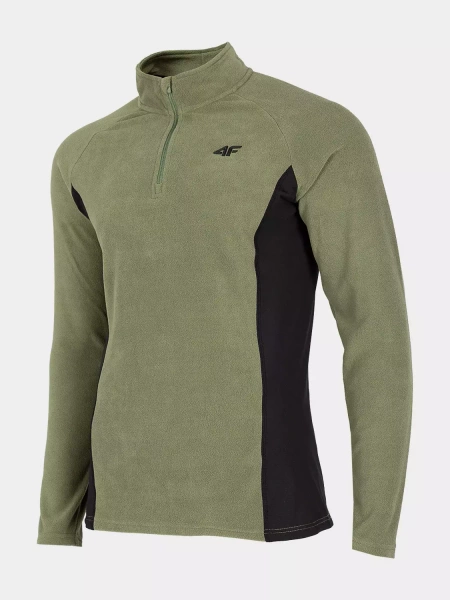 Bluza męska z kapturem rozpinana polarowa 4F H4Z22-BIMP011-41S