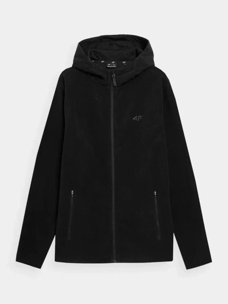 Bluza męska z kapturem rozpinana polarowa 4F 4FSS23TFLEM053-20S