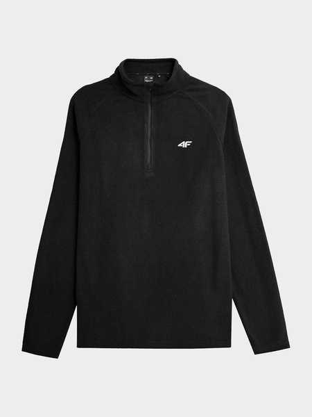 Bluza męska z kapturem rozpinana polarowa 4F 4FSS22UFLEM006-20S
