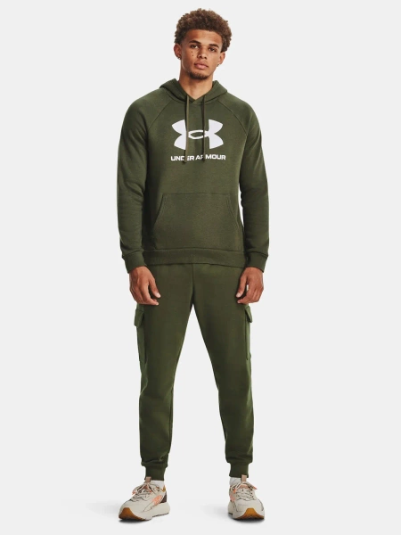 Bluza męska z kapturem Under Armour FLEECE LOGO HD 1379758-390