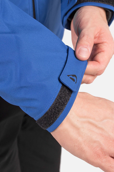 Kurtka męska softshell wiatroodporna BERGSON NORDIC SS BLUE