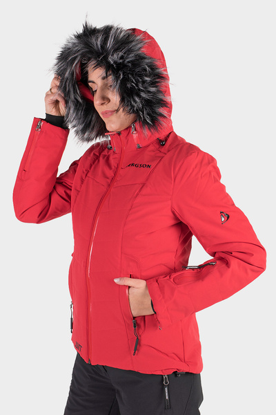 Kurtka damska BERGSON SNOWSWIFT STX RED BRG00039