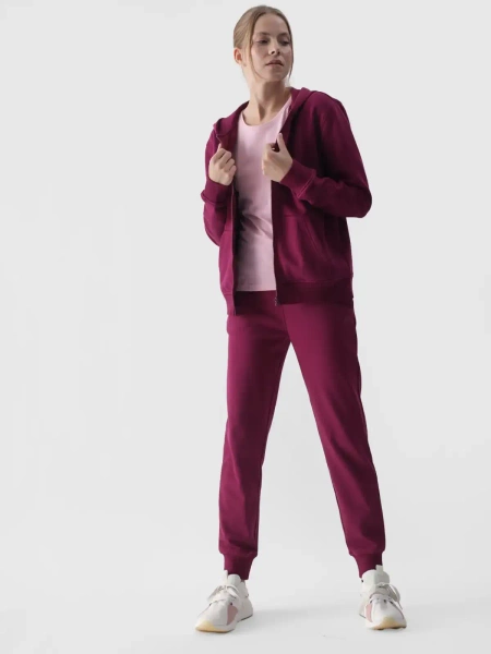 Bluza damska z kapturem rozpinana 4F 4FWMM00TSWSF1467-51S