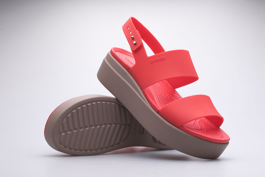 Sandały damskie Crocs Brooklyn Low Wedge 206453-6SQ