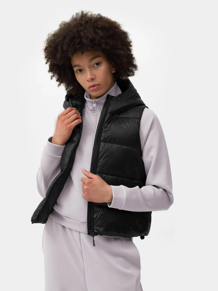 Kurtka damska puchowa bezrękawnik 4F 4FWSS24TVJAF112-20S 