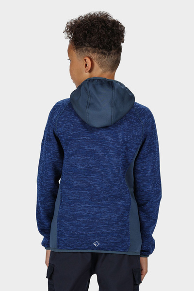 Bluza dziecięca z kapturem rozpinana polarowa REGATTA DISSOLVER 2 RKA263-UQ2