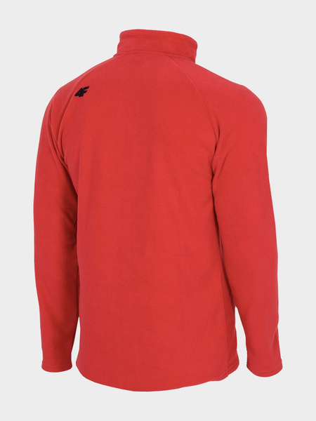 Bluza męska z kapturem rozpinana polarowa 4F H4Z21-BIMP030-62S