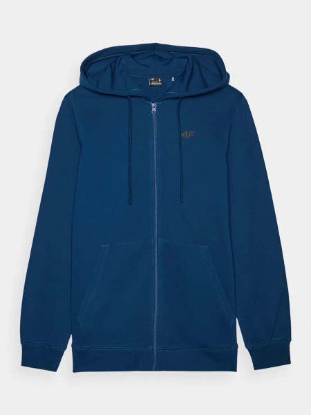 Bluza męska z kapturem rozpinana 4F 4FWMM00TSWSM1768-46S