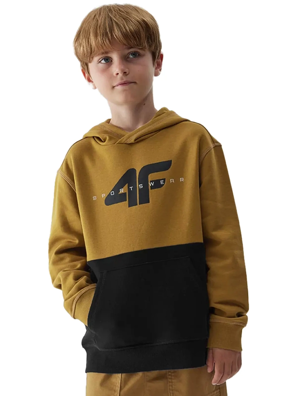 Bluza dziecięca z kapturem  4F 4FJAW23TSWSM628-74S