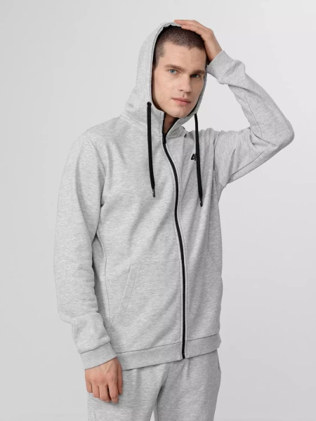 Bluza męska z kapturem rozpinana 4F H4Z22-BLM353-27M