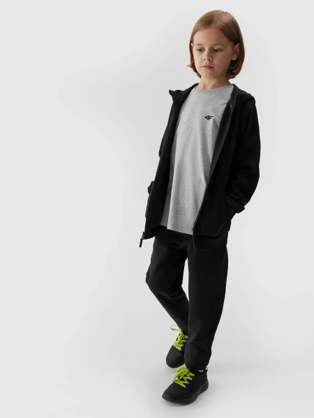 Bluza dziecięca z kapturem rozpinana 4F 4FJAW23TSWSM627-20S 
