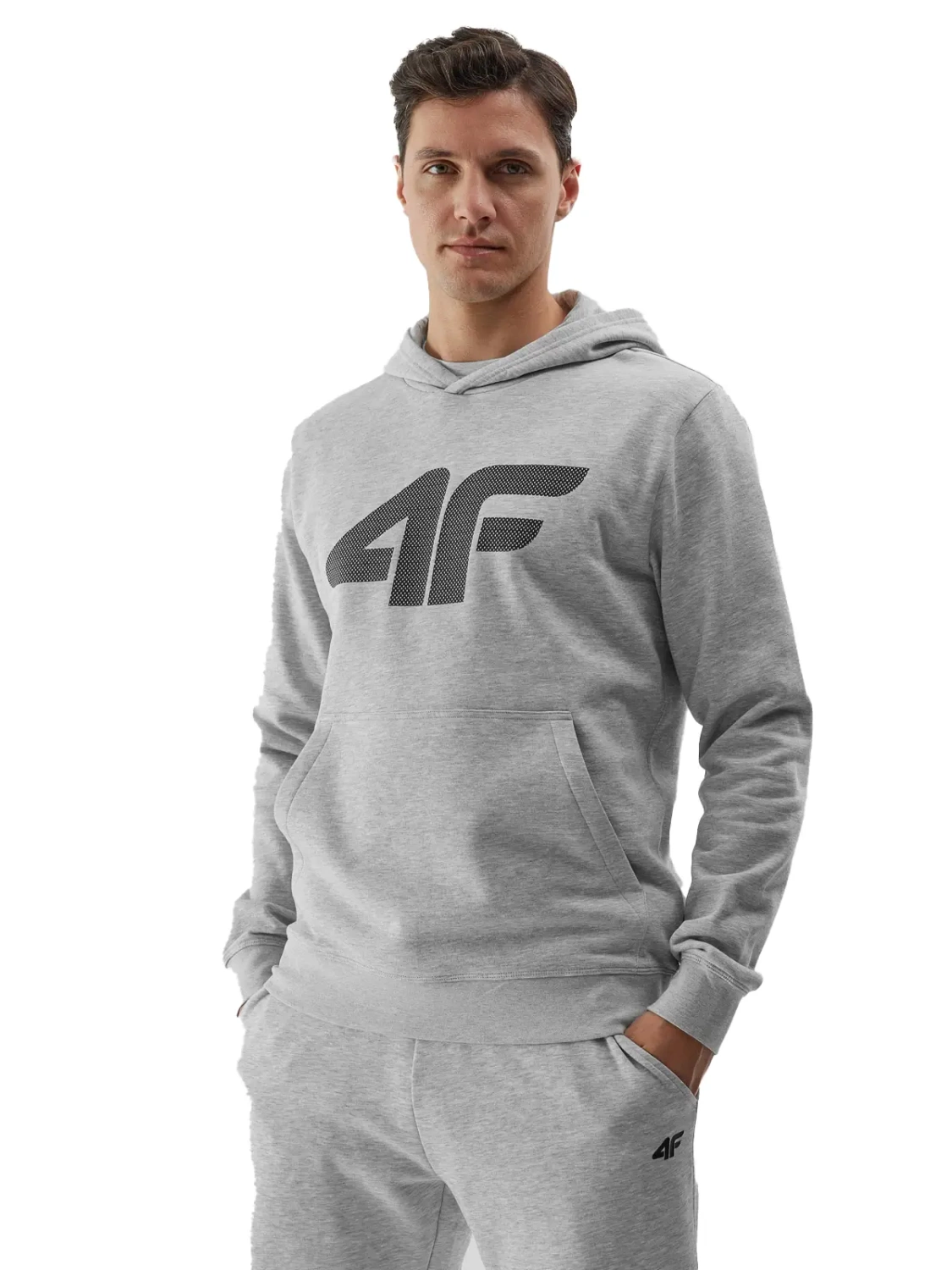 Bluza męska z kapturem 4F 4FWSS24TSWSM0950-27M