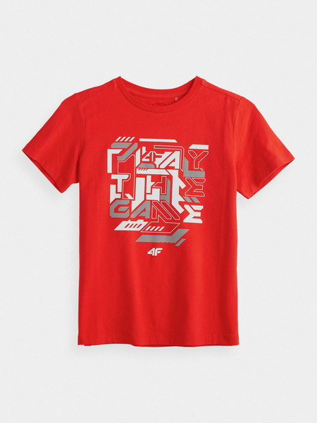 Koszulka dziecięca 4F HJZ21-JTSM006-62S