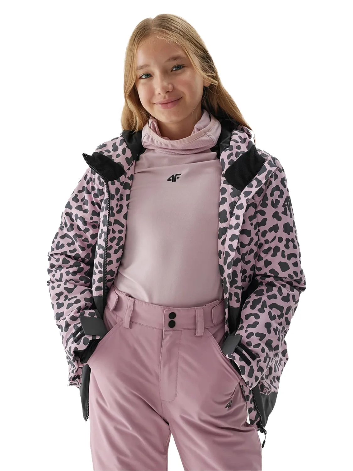 Kurtka dziecięca zimowa narciarska 4F 4FJAW23TTJAF357-90A