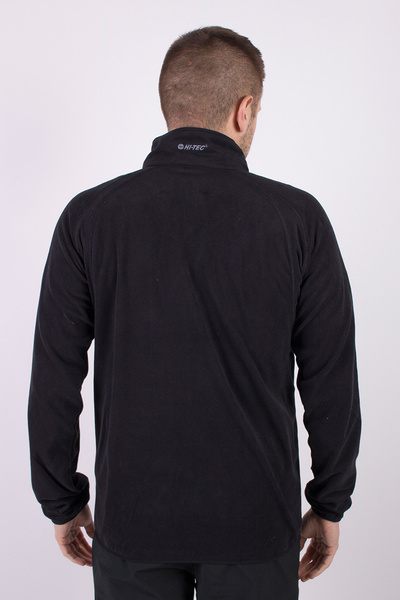 Bluza męska rozpinana polarowa HI-TEC CAMOLIN BLACK