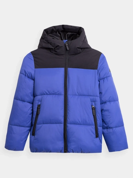 Kurtka dziecięca zimowa puchowa 4F 4FJAW23TDJAM274-36S