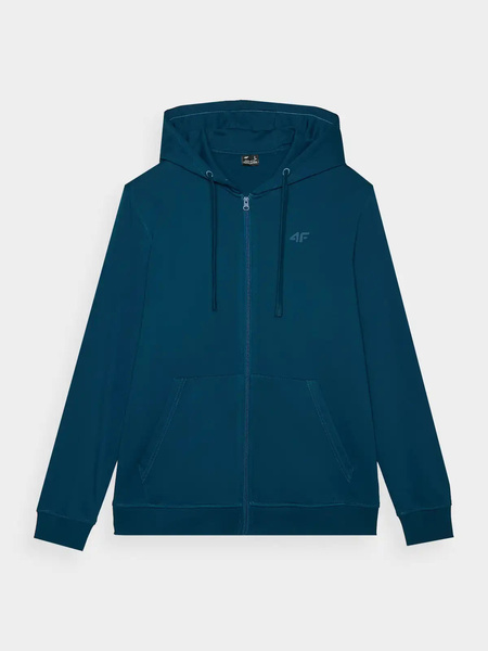 Bluza męska z kapturem rozpinana 4F 4FWMM00TSWSM1466-46S